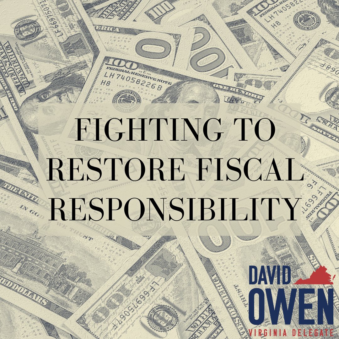 As we tackle the challenges facing our state, it's crucial to prioritize fiscal responsibility and sound economic policies. I'm dedicated to ensuring that Virginia remains a beacon of opportunity and prosperity for future generations. #EconomicStability #FiscalResponsibility