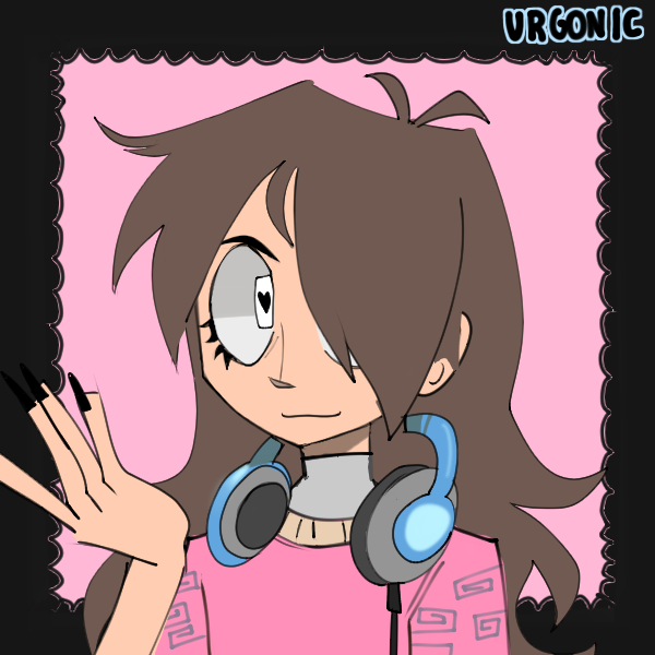 LewdLilFuck's tweet photo. Couldn't find the exact hair length, and I usually have pastel nails and not black, but otherwise accurate. The heart eyes just cause they cute. https://t.co/gS7SeOVlxG