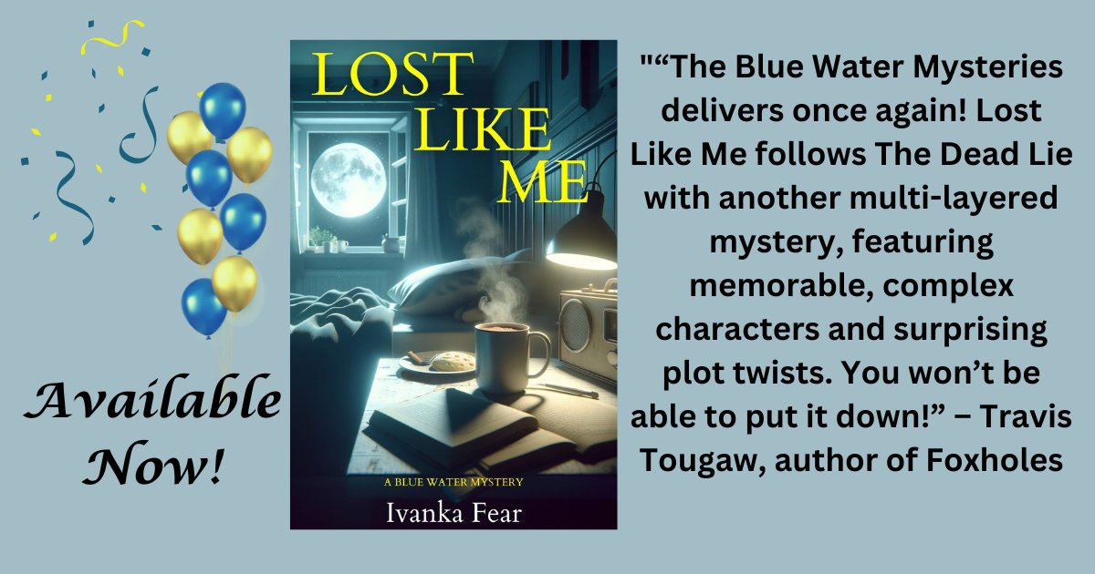 Thanks to <a href="/levelbestbooks/">Level Best Books</a> and <a href="/CindyBirchLit/">📚CindyBullard📚is closed to submissions.</a>, Lost Like Me, book 2 #bluewatermysteries is now available! Hope you love it! #mystery #newrelease #readingcommunity #readersofx #itwdebuts #crimewriterscan #canadianfiction #northernontario