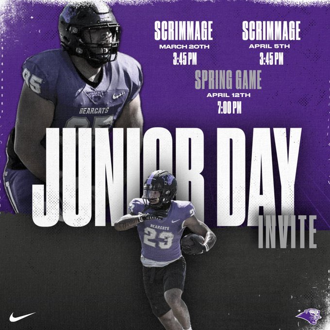 Huge thank you to @Coach_Claborn for the invite to Southwest Baptist University’s Junior Day. @DentonGuyer_FB @ReedHeim @CoachJoseph979 @kylekeese @OldSchoolQB @mike_gallegos16
