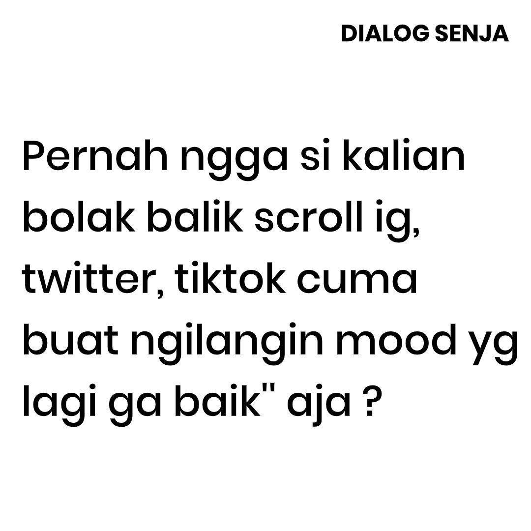 Dialog Senja (@dialogsenja__) on Twitter photo 