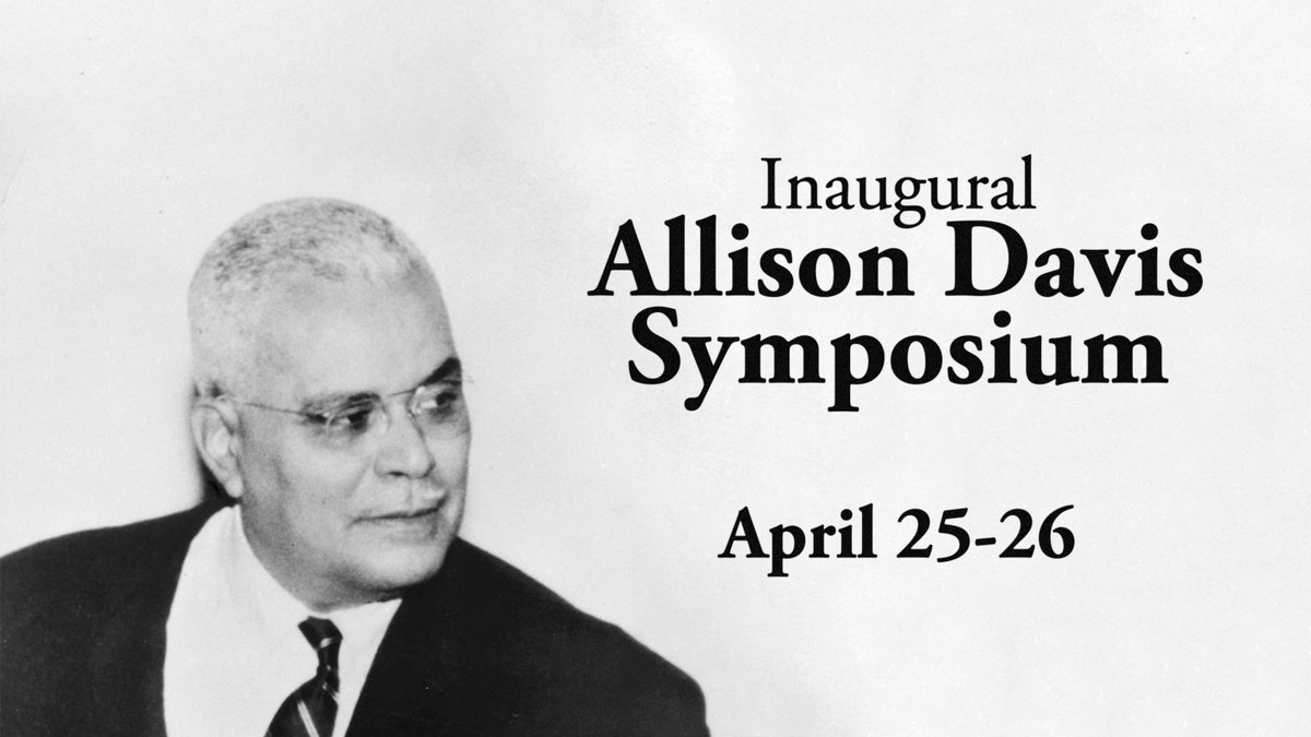 This April, join us in celebrating the work of Professor W. Allison Davis, PhD’42 (1902-1983), with the inaugural Allison Davis Symposium. Learn more about Davis, the Symposium, and how to RSVP here: socialsciences.uchicago.edu/news/honoring-… @RDIatUChicago @UChicagoCrown