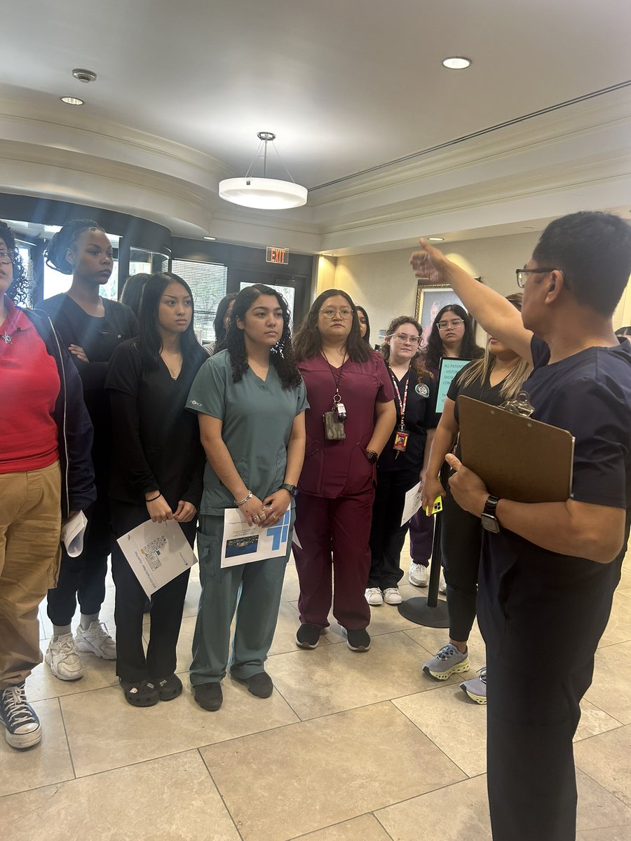 Career Institute East (@cieastdallas) on Twitter photo It was orientation day for this group of Health Science seniors @ Baylor, Scott & White. Clinical rotations on deck. 🌟
#futurehealthcareprofessionals
#cteexperiences
<a href="/Alvarenga_DISD/">Oswaldo Alvarenga</a>
<a href="/DrBrianLusk/">Brian Lusk</a> It was orientation day for this group of Health Science seniors @ Baylor, Scott & White. Clinical rotations on deck. 🌟
#futurehealthcareprofessionals
#cteexperiences
<a href="/Alvarenga_DISD/">Oswaldo Alvarenga</a>
<a href="/DrBrianLusk/">Brian Lusk</a>