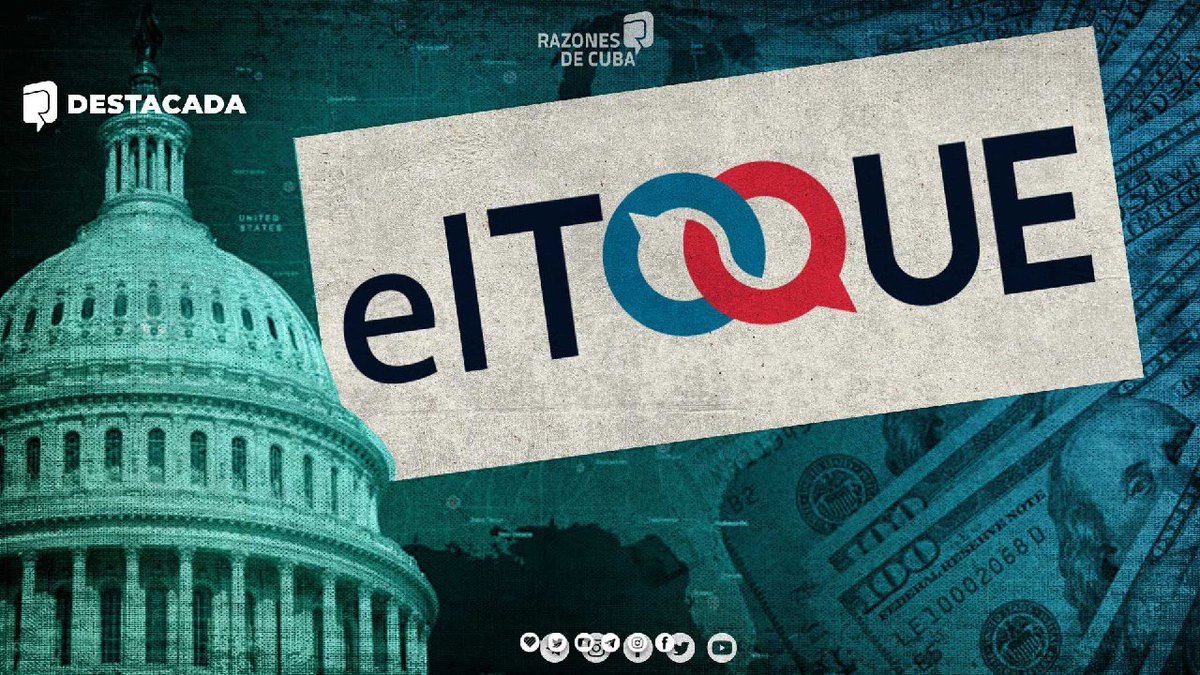 ALERTA!! Se denuncia el uso de plataforma ("El Toque") desde EEUU contra Cuba con el objetivo de tacar su moneda y generar hiperinflación; el mismo plan de presión que usaron para Argentina con Dolar Blue y contra Venezuela con Dólar Today...
razonesdecuba.cu/revelan-operac…
