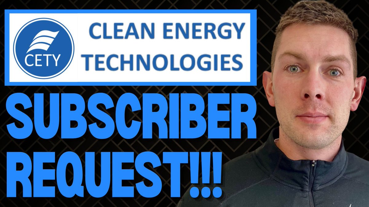 McnallieM's tweet photo. Today we are covering an Exciting Stock in the Energy Sector, Clean Energy Technologies, Inc. (CETY) @CETYINC  
#CleanEnergyTechnologies #CleanEnergyTechnologiesStock #CleanEnergyTechnologiesNews #CleanEnergyStocks #CETY #Investing #Finance 

https://t.co/PHORNUS3pd https://t.co/f2iJTtSIGl