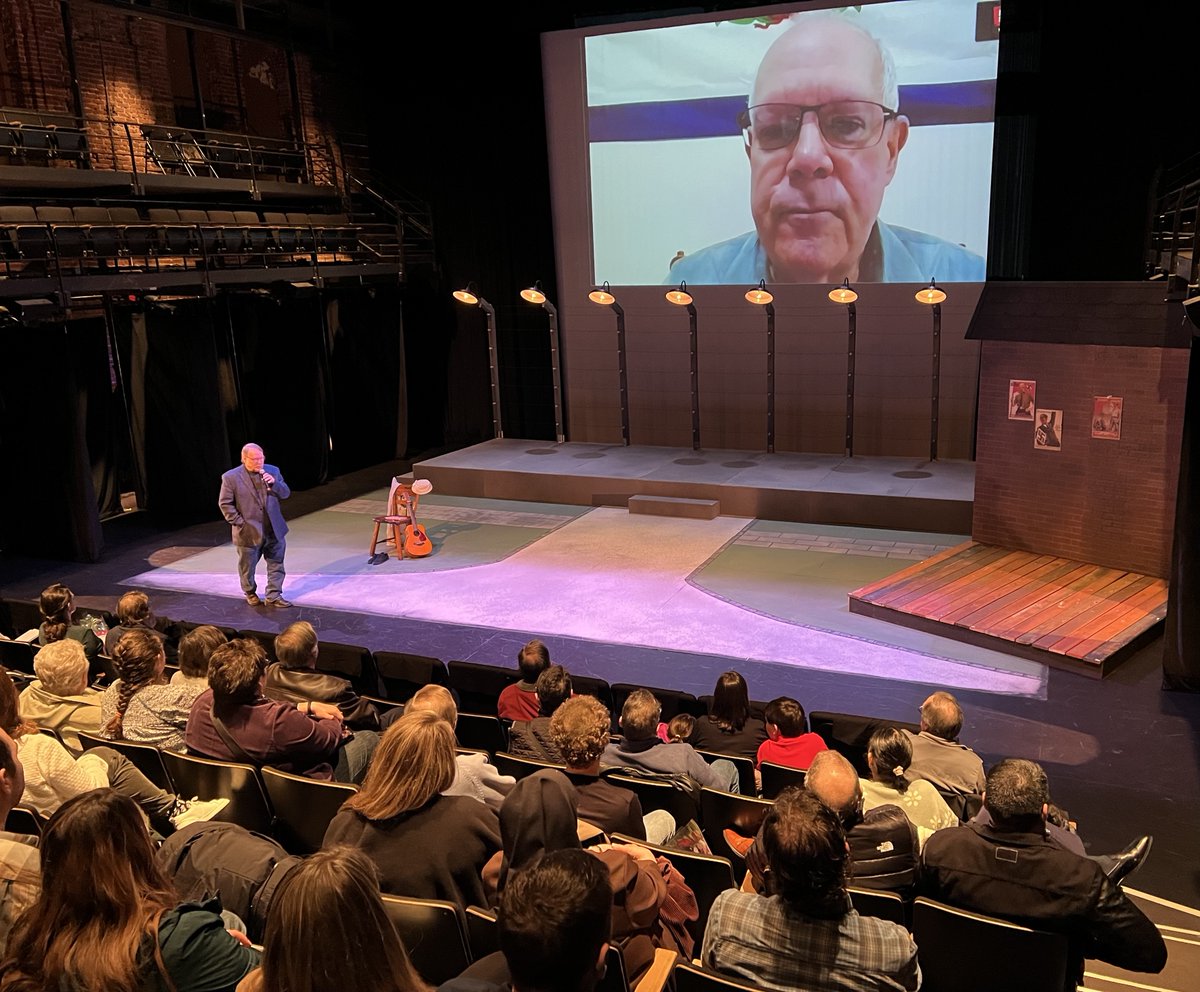 On opening night of And Then They Came for Me: Remembering the World of Anne Frank, we were thrilled to chat with Father John Neiman about his friendship with Otto Frank and Miep Gies. Thank you to Father John and our patrons for a wonderful evening! #PSTAndThenTheyCameForMe