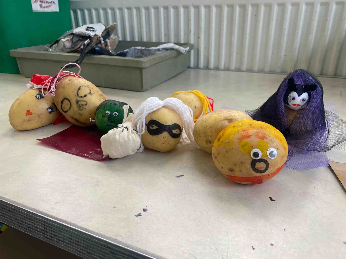 Potato decorating for World Book Day was in full swing today! Which villains can you spot? #worldbookday2024