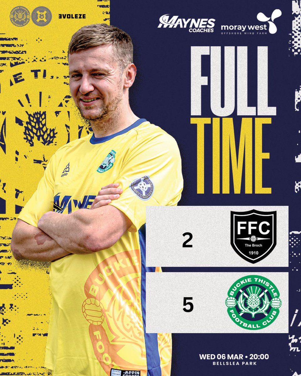 A double from <a href="/JackMurray08/">Jack Murray</a> and further strikes from Lyall Keir, <a href="/Jackmaciver10/">Jack MacIver</a> and <a href="/marcusgoodall67/">Marcus Goodall</a> gave <a href="/BuckieThistle/">Buckie Thistle FC</a> a tremendous 5-2 victory over Fraserburgh at Bellslea tonight.

The win earns Jags a place in Aberdeenshire Cup Final, where they'll face <a href="/InverurieLocos/">Inverurie Loco Works FC</a>.
