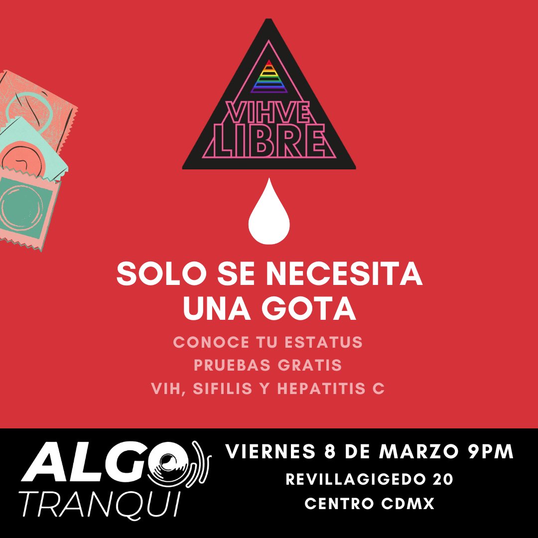AlgoTranquiClub's tweet photo. Este viernes nos acompaña @VIHveLibre https://t.co/N5Ji1R4XfA