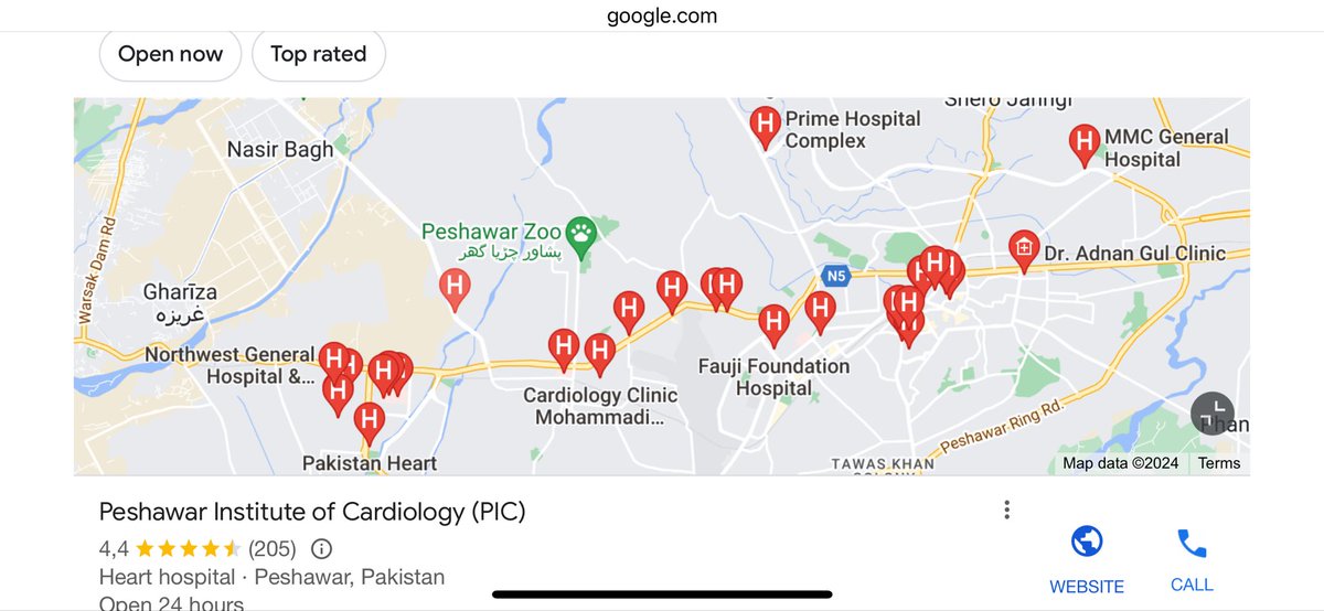NaveedMufti1's tweet photo. @ranjha001 Correct your facts.
There are multiple cardiac related state hospitals and facilities in KPK, especially in Peshawar. Also, using sehat card, public could get cardiac surgery and treatment in private hospitals too. https://t.co/tDCvdP3aBg