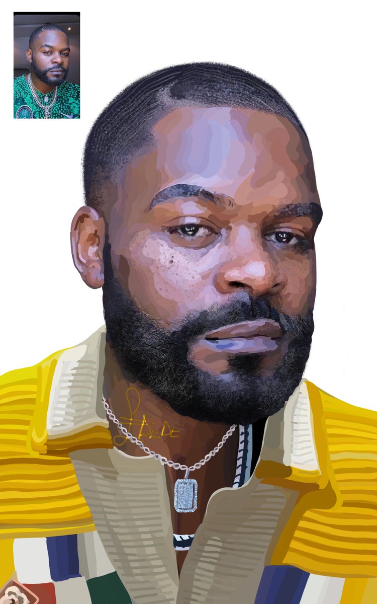 ere_dede's tweet photo. It's reveal o'clock.💃

With a big grin etched on my face, I am basking in one of those ‘atta girl’ moments as I reveal my muse.
Happy new month guys.❤️🎊

Please tag @falzthebahdguy till he sees this masterpiece.😌 https://t.co/e5dK46ED5I