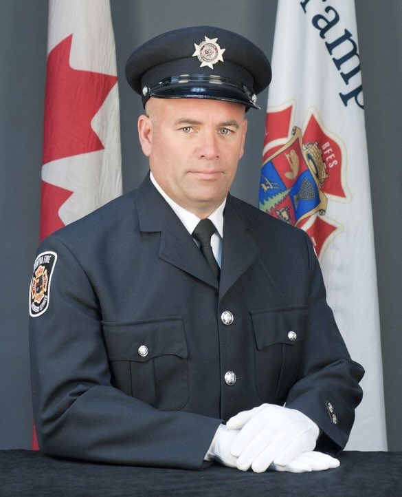 With profound sadness, I share the passing of Firefighter Bruce Paterson. He began his career w/ @BramptonFireES @BPFFA1068 in 2000, currently serving at Station 211 “D” Platoon. Thoughts & prayers of BFES & @CityBrampton are with his family & friends. RIP Firefighter Paterson 🙏