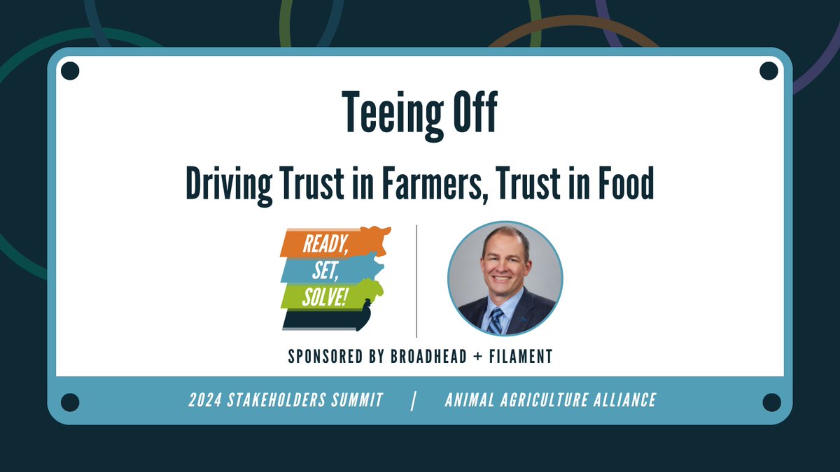 @joel_leftwich (@KSFarmBureau), will be teeing off the 2024 Stakeholders Summit (#AAA24) with a session on driving trust in farmers and food by engaging directly with voters. Register by March 8 to save up to $100: bit.ly/AAA24