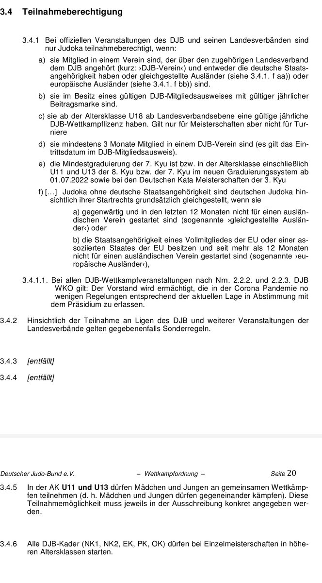 GreenBlackIce's tweet photo. @david_merz @LucaFischer24 @BFV_Medien @DFB Ich füge hier Mal den Abschnitt aus der Wettkampfordnung des DJB hinzu. Darin wird aufgeführt was man alles haben muss um zugelassen zu werden. https://t.co/HnACyXDZtl