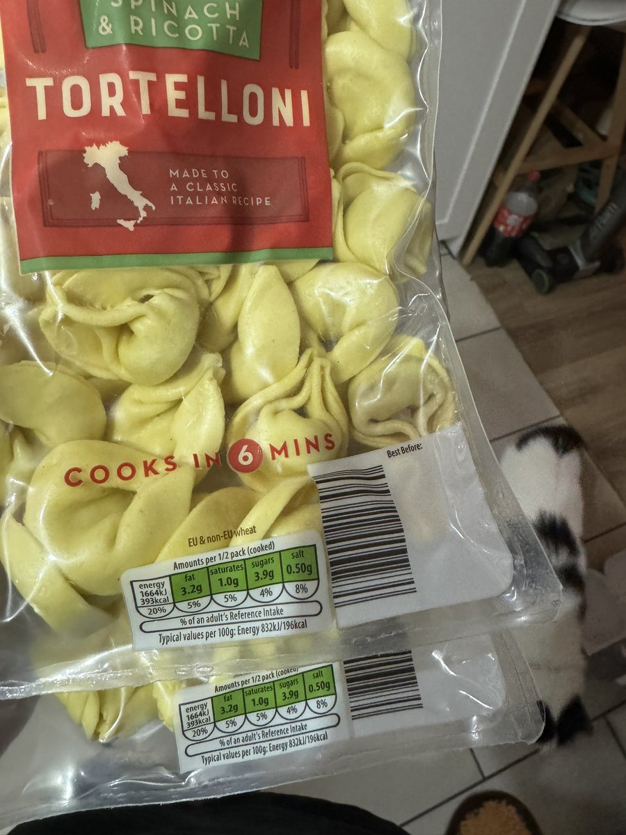 Bought the forever tortelloni from Aldi