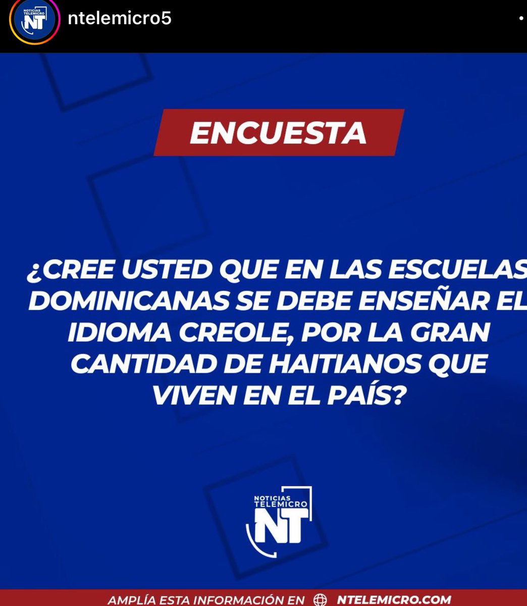 Estrellita2029's tweet photo. Y esto ahora?  Esta encuesta es de hoy 🤷‍♀️ SEÑOR CUBRE A RD  que lo que viene no será fácil. Creole ahora, sin actas de nacimientos ni deportaciones (todo en su idioma) . Digan que país acomoda más a los vecinos que RD? Después nos quejamos. Nos merecemos lo que pasa y más. https://t.co/erowM28UBF