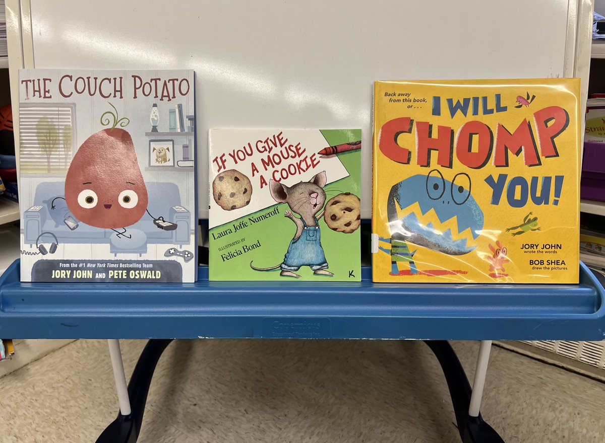 Words were everyWEAR today, as we wore shirts that our friends could read! We also had <a href="/MUHawksFB/">Monmouth Football</a> swing by and read The Couch Potato, I Will Chomp You, and If You Give A Mouse A Cookie! It was such a fun day!👕🏈🥔🦖🐭🍪<a href="/monmouthu/">Monmouth University</a> #OTESPride #SpartanLegacy #ReadAcrossAmerica