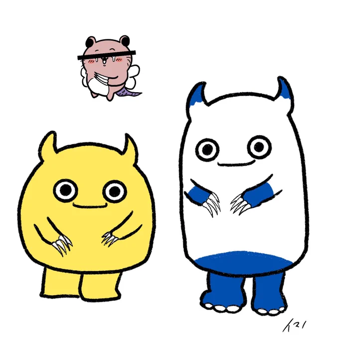 バトチャピをじっくり見るとゆるキャラの爪じゃないなぁって。 