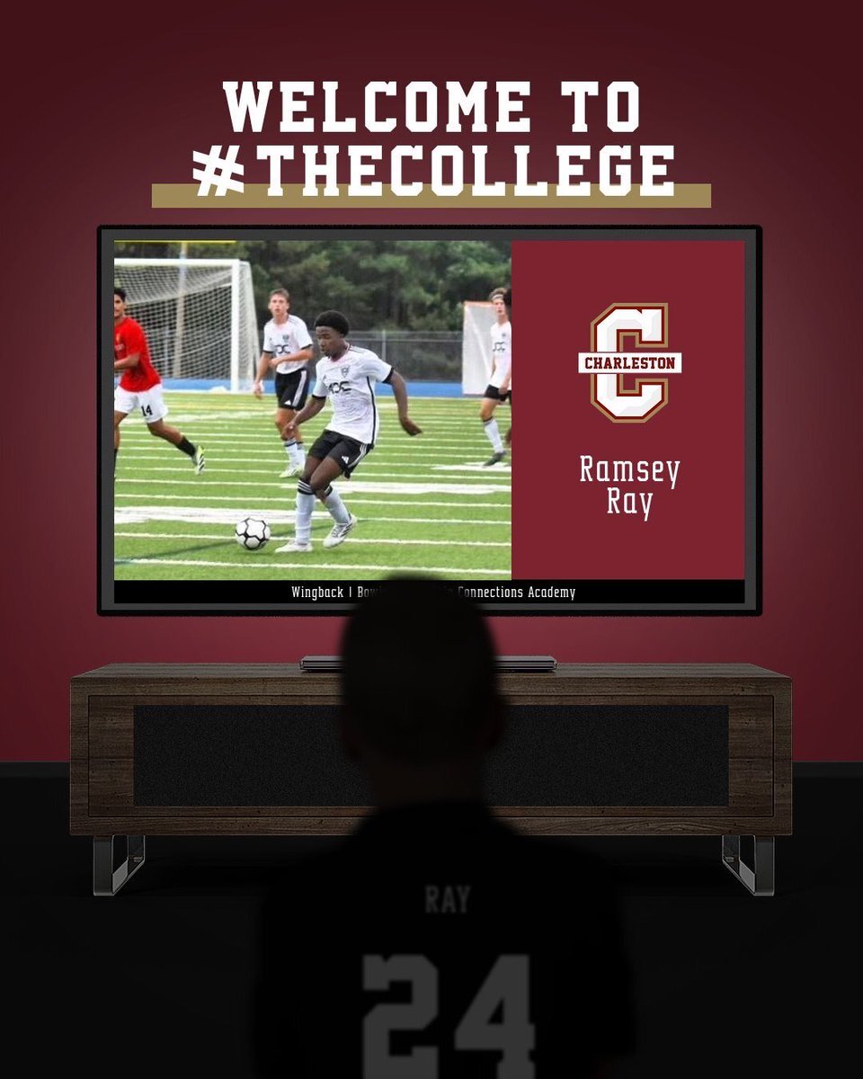 COFCSoccer's tweet photo. Welcome to #TheCollege, Ramsey! https://t.co/7kw1vamBzs