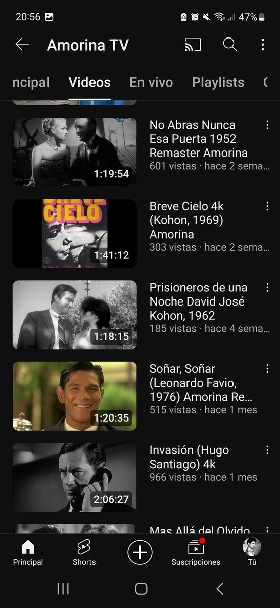 Dicardo Rarin (@inherentwise) on Twitter photo Las peliculas argentinas viejas se ven y escuchan mal. Ese es un problema de conservación que deja afuera a muchos posibles espectadores. En el canal de <a href="/amorinacine/">Amorina Club 🇦🇷</a> estamos subiendo copias remasterizadas de peliculas clasicas para que todos disfruten
youtube.com/@amorinaTV?si=… Las peliculas argentinas viejas se ven y escuchan mal. Ese es un problema de conservación que deja afuera a muchos posibles espectadores. En el canal de <a href="/amorinacine/">Amorina Club 🇦🇷</a> estamos subiendo copias remasterizadas de peliculas clasicas para que todos disfruten
youtube.com/@amorinaTV?si=…