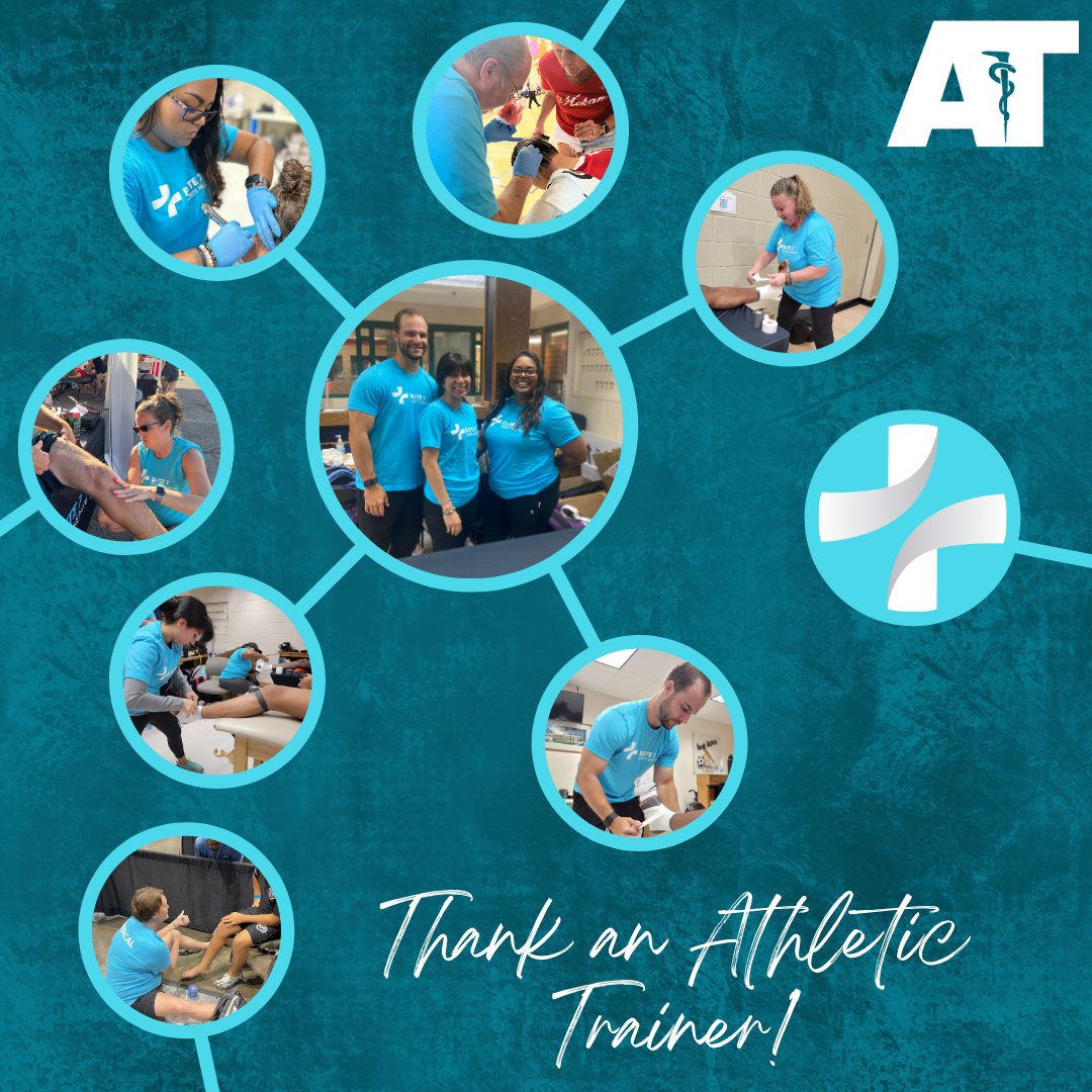 e7sportsmed's tweet photo. March is National Athletic Training Month. Take a minute to thank an Athletic Trainer that has helped you at some point during your career!
#elite7 #e7advantage #e7sm #e7sportsmedicine #eventmedicine #natm2024 #ThankAnAT https://t.co/JJr1Ecz35G