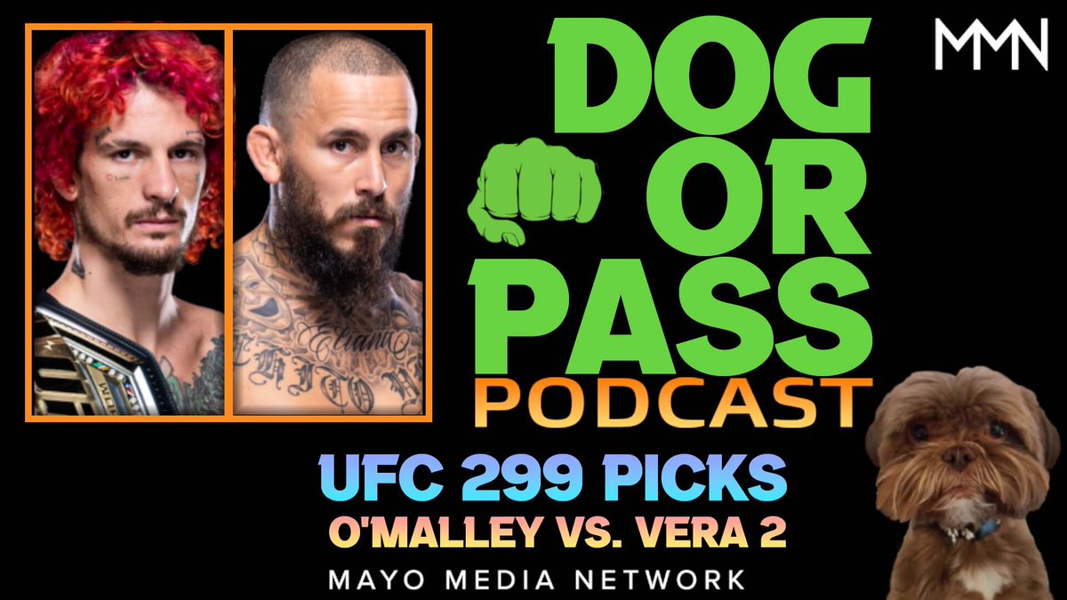 UFC 299 Picks, Bets, Props | O’Malley vs Vera 2 Fight Previews w/ @CjSaftic & @PaulShag youtu.be/Y2G2FK5VN3k Apple: apple.co/2EO5trZ Spotify: spoti.fi/35EZVLk