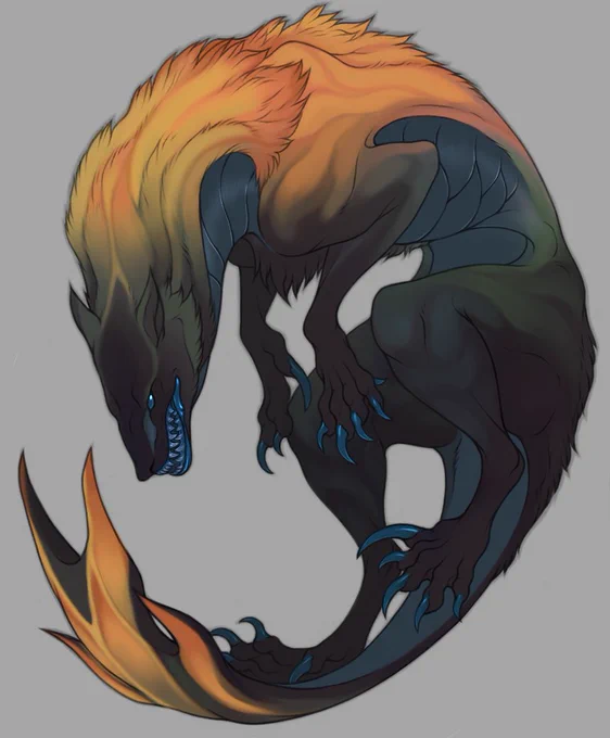 I miss doing designs with smoky and intricate markings, I really cooked with these 