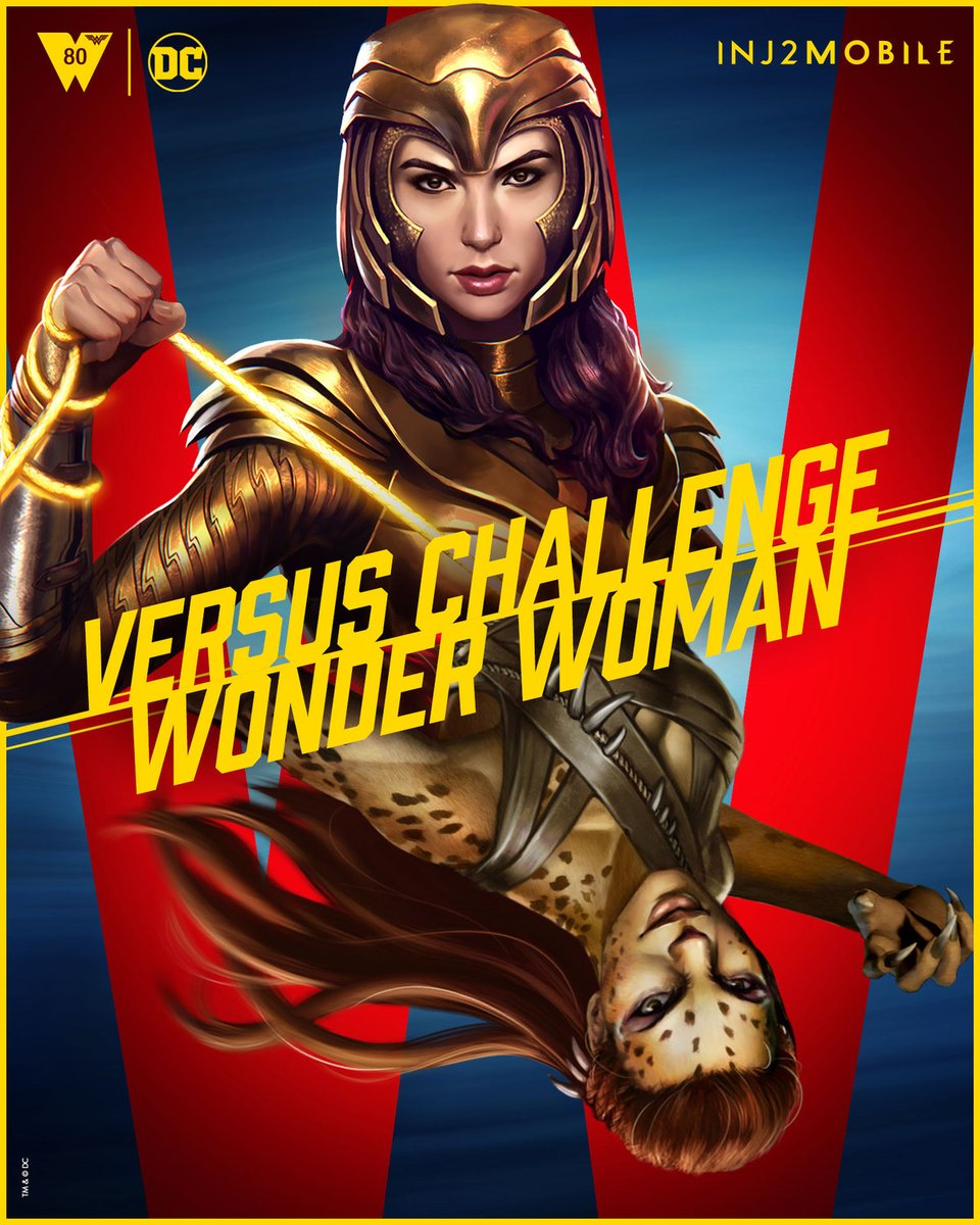 Wonder woman has come to save the day! Take on the Golden Armor Wonder Woman Versus Challenge by using your Wonder Woman Heroes for a chance to earn WW84 Hero Shards! #INJ2mobile