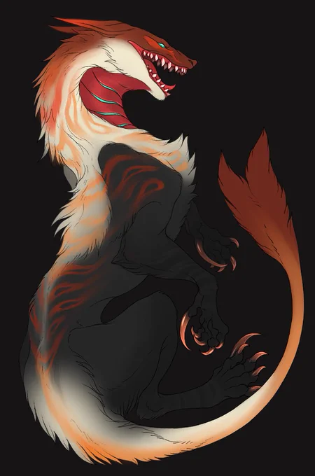 I miss doing designs with smoky and intricate markings, I really cooked with these 