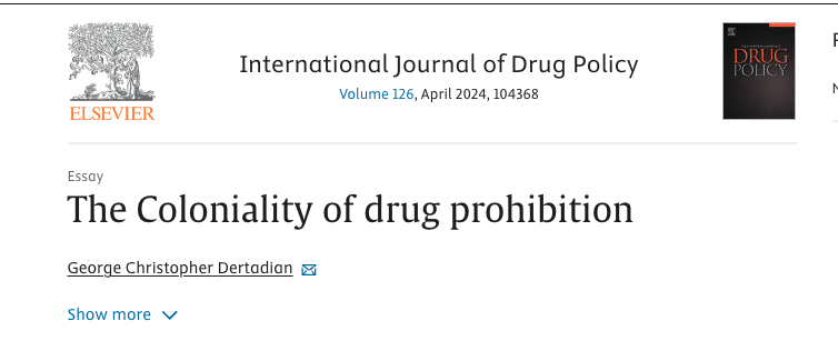 New paper in @ijdrugpolicy reflecting on the application of Critical Indigenous Studies and Indigenous Standpoint Theory in the drug and alcohol field