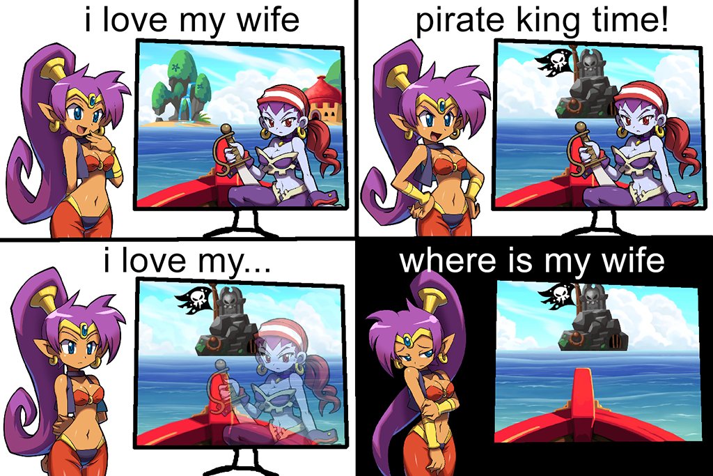 4as_ForUs's tweet photo. I just finished Shantae and the Pirate's Curse.
This is my playthrough in a nutshell.
#Shantae #WayForward https://t.co/d3guWn0OSL