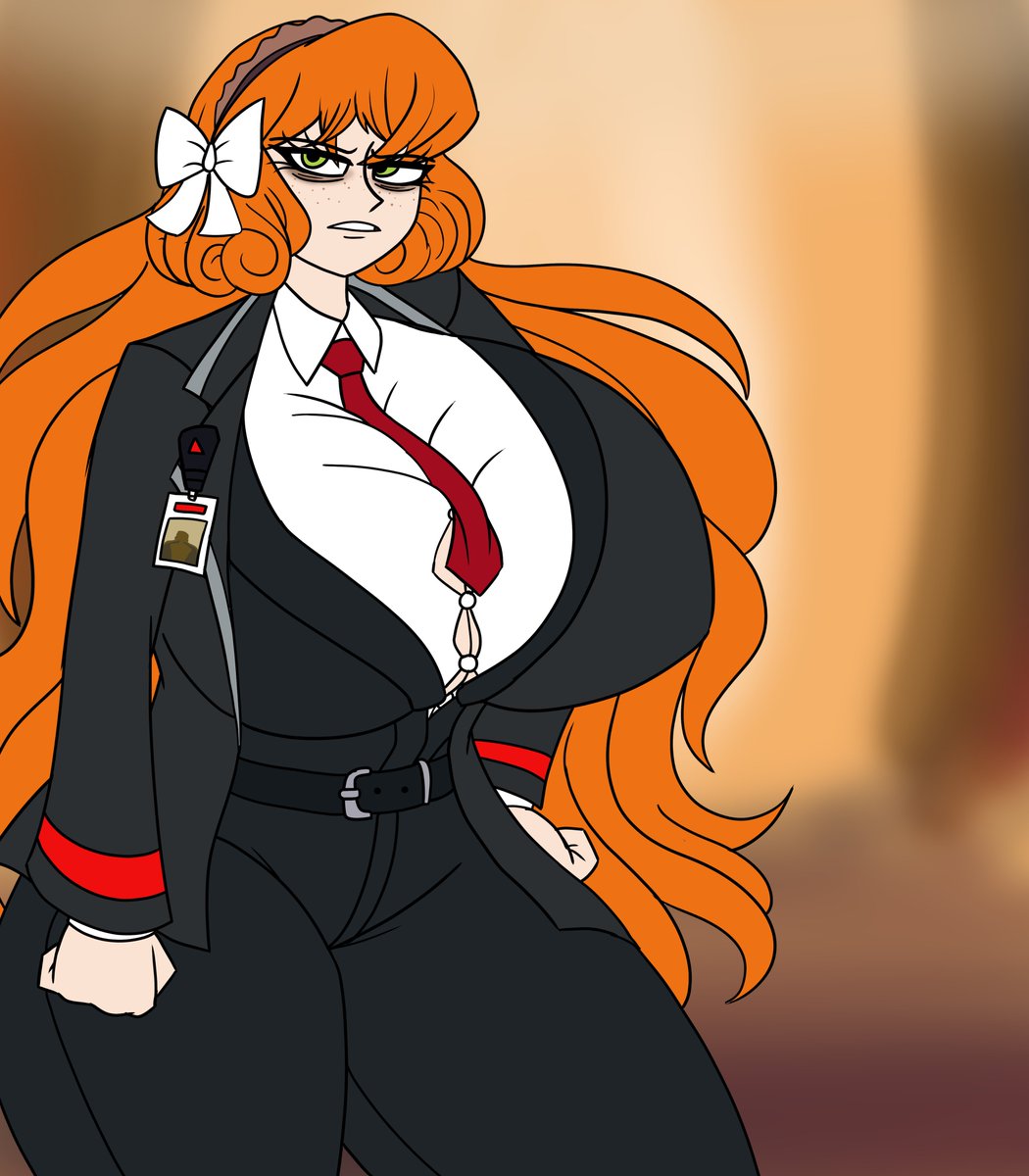 burplenurpless's tweet photo. Did an art trade with my best bud over at @DrakonNegative of gals we love! Gave him Ishmael from Limbus Company! Dont know her or the series but gave her some NICE MILKERS! Heavy ones too :3. Hope you love it, my man! #LimbusCompany https://t.co/H1J3omY7hy