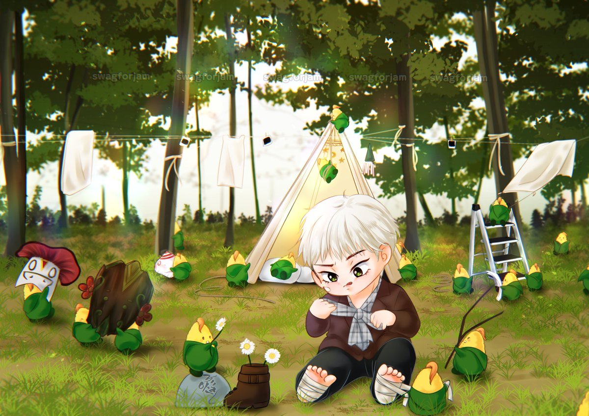 swagforjam's tweet photo. Behind the scene, litol bunso and supportive mais in #litolverse #SB19_Justin #surreal #fanart Kudos to all! 🥰 https://t.co/65aJkVzBVg