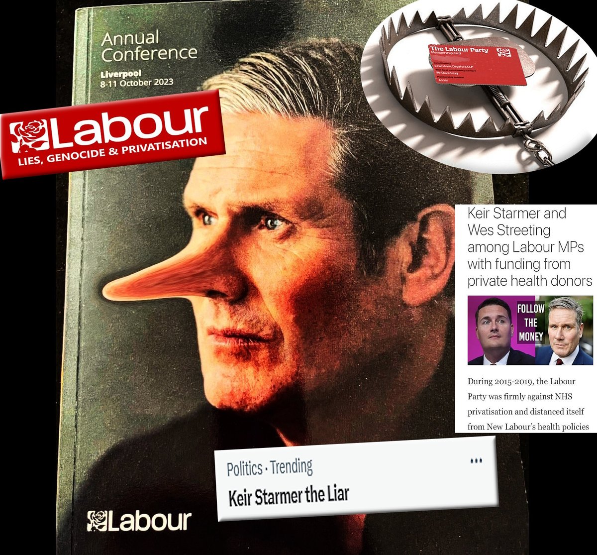 PeteWTMk2's tweet photo. @LucyMPowell @Keir_Starmer The party of lies, scams +delusions 
tries another con-trick on UK's voting public. 🤭
Do they think the electorate is that stupid?😕
#ItWasAScam 
#ItsStillAScam
#NeoliberalLabour
#StatusQuoLabour
#ZombieEconomics
#StarmerTheConMan
#SrKeenToryAdmirer[anag.]
#NeoliberalsOUT❗️😠 https://t.co/kdKwTLo7YV