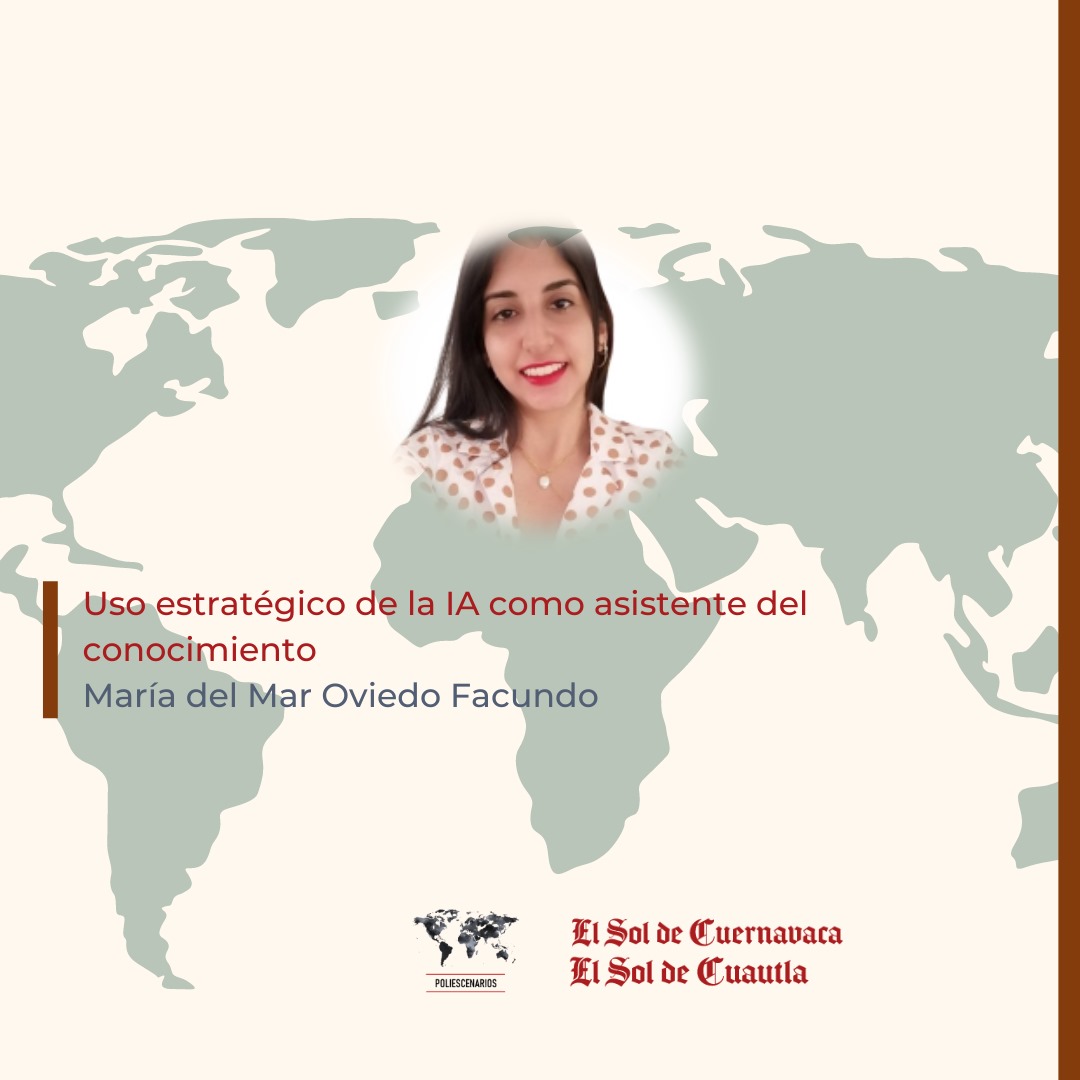 📚 Entre tanto debate sobre la IA, debemos ver en qué se puede utilizar para el beneficio de la humanidad. 🤖

<a href="/MariadelMarOvi2/">Maria del Mar Oviedo Facundo</a> escribe para <a href="/SolDeCuernavaca/">El Sol de Cuernavaca</a> y <a href="/ElSoldeCuautla/">El Sol de Cuautla</a> su artículo aquí: elsoldecuernavaca.com.mx/analisis/polie…