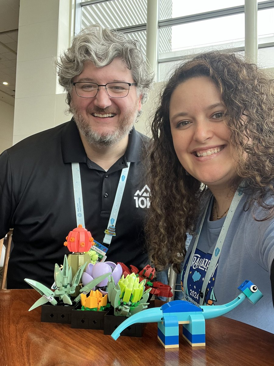 Thank you @mikemartin__c and @justguilda for some fun lego moments with the #trailblazercommunity at #TDX24