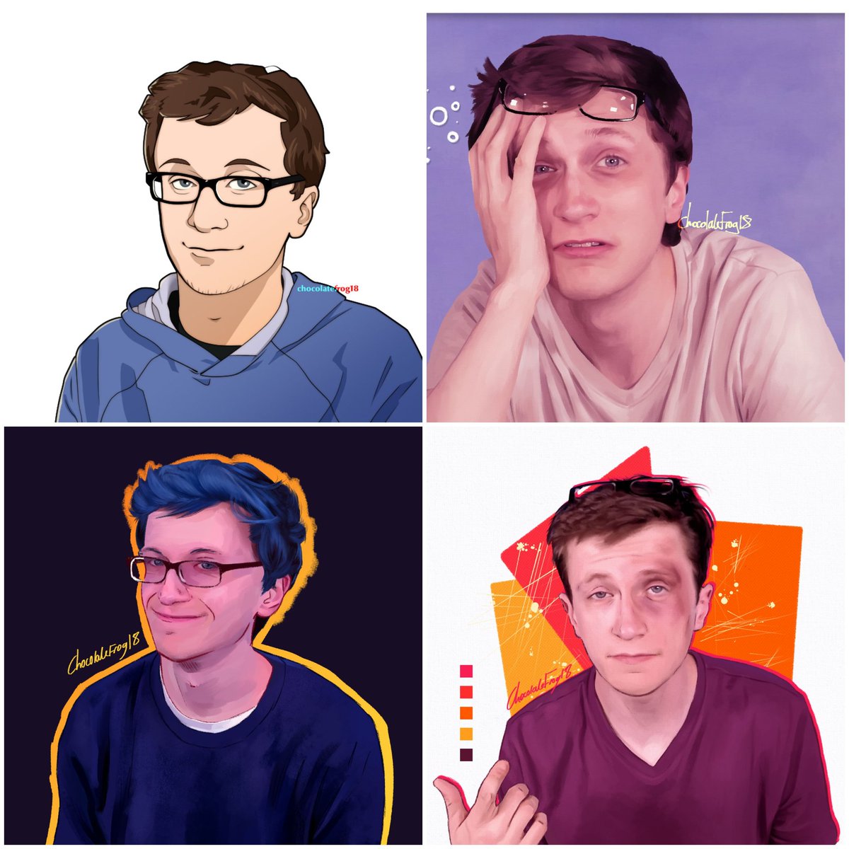 ChocolateFrog18's tweet photo. @ScottTheWoz HI! I do art! I do both realism and some more doodley stuff if you prefer that. I've been making plenty of fanart the past few years: https://t.co/RSV65bDwQp