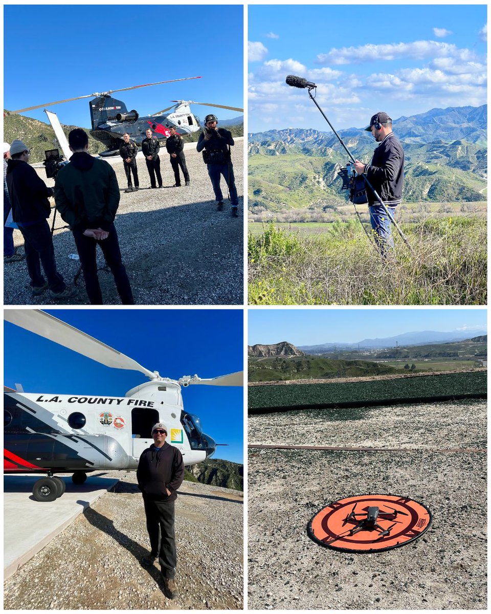shotglassLA's tweet photo. A few BTS shots from yesterday's filming before the rain in Castaic, CA #production #beautifulday https://t.co/63Db9wTS2s