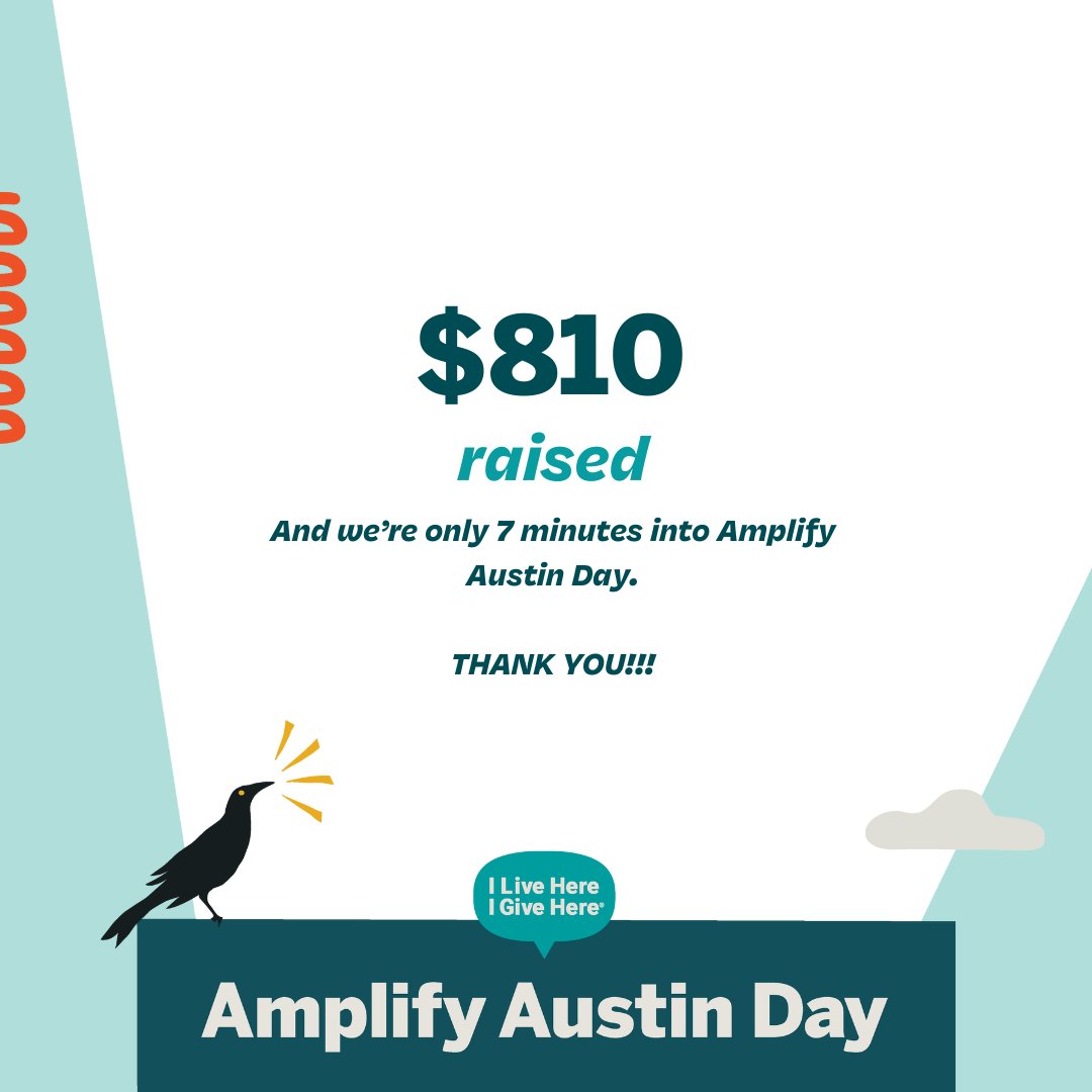AmplifyATX has only just begun and you've already donated nearly $1k to support the 100 girls we'll be placing into paid, Software Engineering internships this Summer!

Donate today at amplifyatx.org/organizations/…