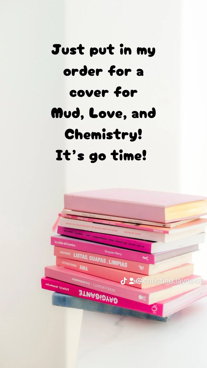 I’m getting closer, everything is coming together! Soon, I will be an author with 3 published works! Yay!

#romanceauthor #WritingCommunity #readingcommunity #books #readers #romanceclub #romancebook #romancebookrecs #indieauthor #indieromanceauthor #romance #mudloveandchemistry