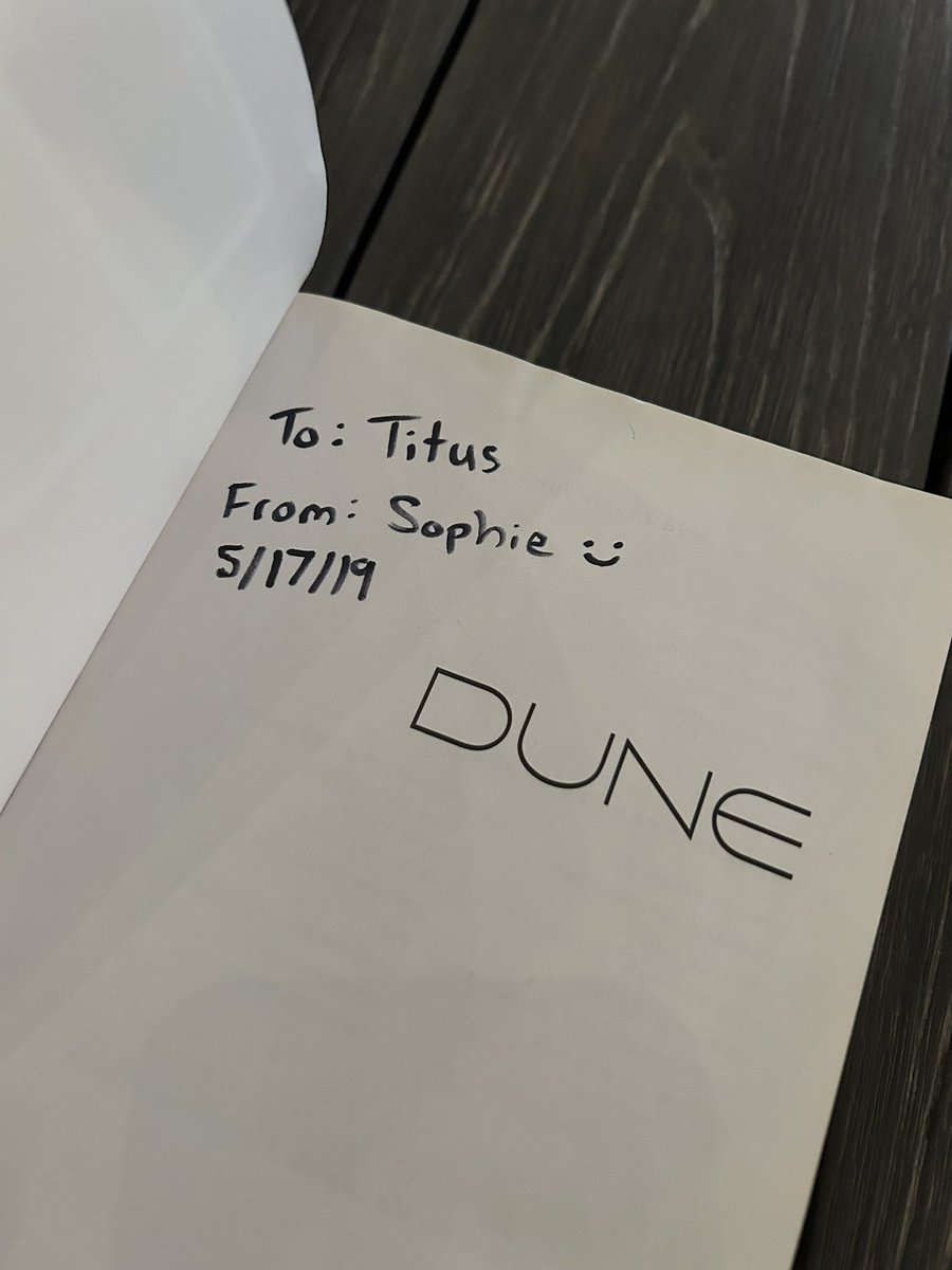 Picked up a copy of Dune from the thrift store….hope these people are okay