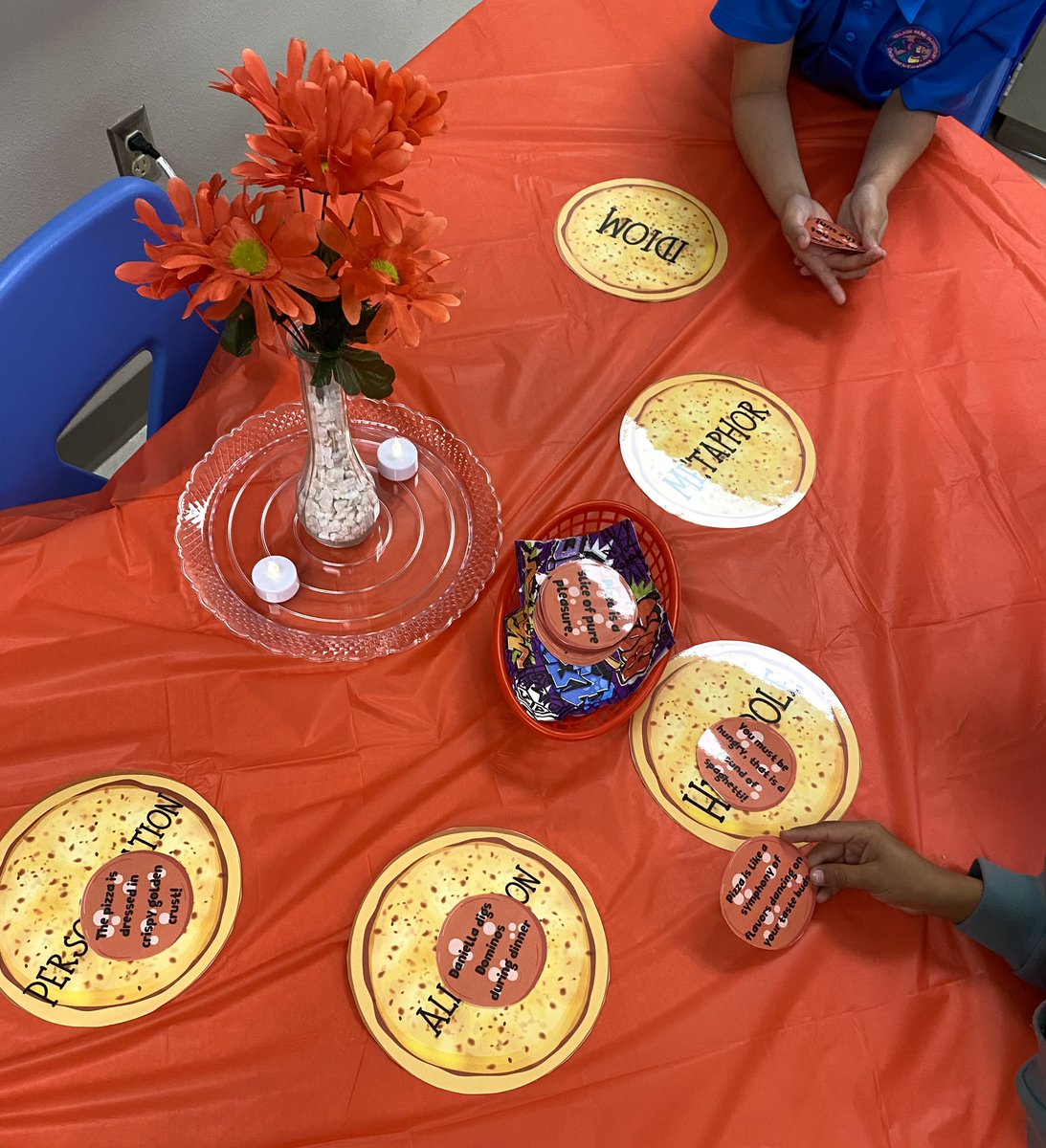 islandtaught's tweet photo. When your class is obsessed with @TMNT you don’t just do a pizza transformation, you make Michelangelo’s Pizzeria come to life! 🐢🍕 https://t.co/uhsE7LYeaV