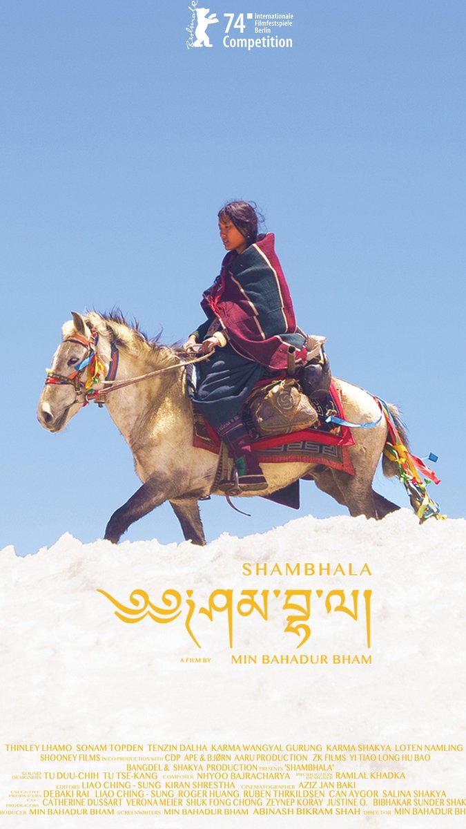 Congratulations to #GlobalMediaMakers Fellow
@minbahadurbham! His film 'Shambhala' had its world premiere as the closing night film at
@berlinale and is Nepal’s first film in the competition section! #GlobalMM #FilmDiplomacy