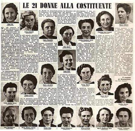 LaSkilly's tweet photo. Loro sono le 21 #donne  che hanno partecipato alla elaborazione della #Costituzione, fondata sull'  #AntiFascismo
grazie 🌹 https://t.co/M1320no4db