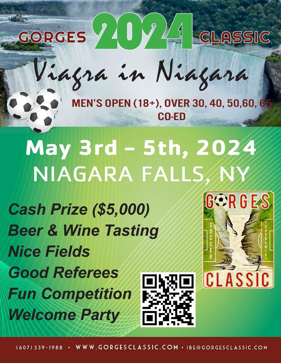 gorgesclassic's tweet photo. We are looking for two O-65 teams to join us for the Niagara Falls tournament May 3-5. Get in touch if you know any O-65 team or manage an O-65 team https://t.co/dfknHzMJ1i