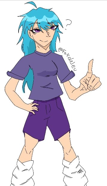 Happy late birthday <a href="/Lunar3clispe/">LunarEclispe</a> My friend helped me make some fanart for u as I have no artistic talent lol