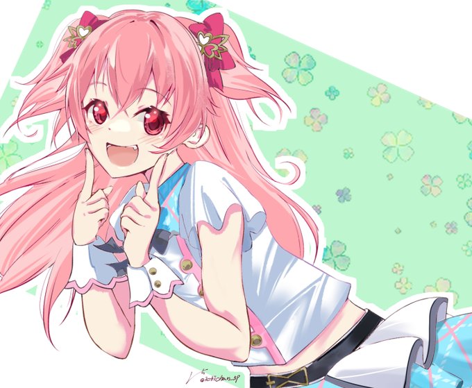 「idol pink hair」 illustration images(Latest)