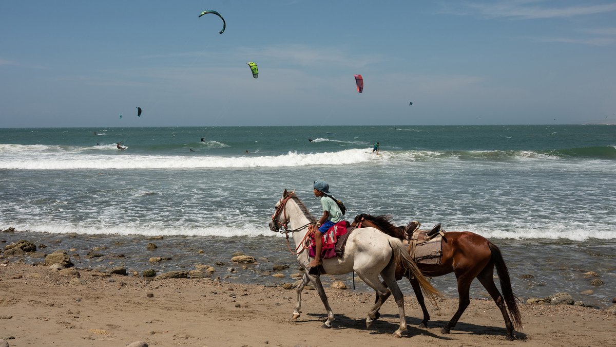 patagonia's tweet photo. Hazla por tu Ola is determined to save 100 waves in Peru by 2030. 

Led by Carolina Butrich and Bruno Monteferri, the organization has already stopped the destruction of 43 surf breaks, with much more to come. https://t.co/MLMVsiSu0P