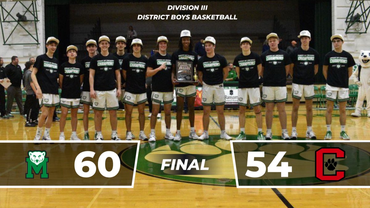 mhspolarbears's tweet photo. Bears GET IT DONE! They will play for a DISTRICT CHAMPIONSHIP on Saturday at 1pm back at Norwalk! https://t.co/LYM1Z7IjLM