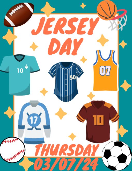 Twilight Ramp rep your favorite sport and jersey for jersey day. @Shelby2017goair @G_Smith17 @mboden69 @renodames @audreyvb3 @UPSlocalsafety
